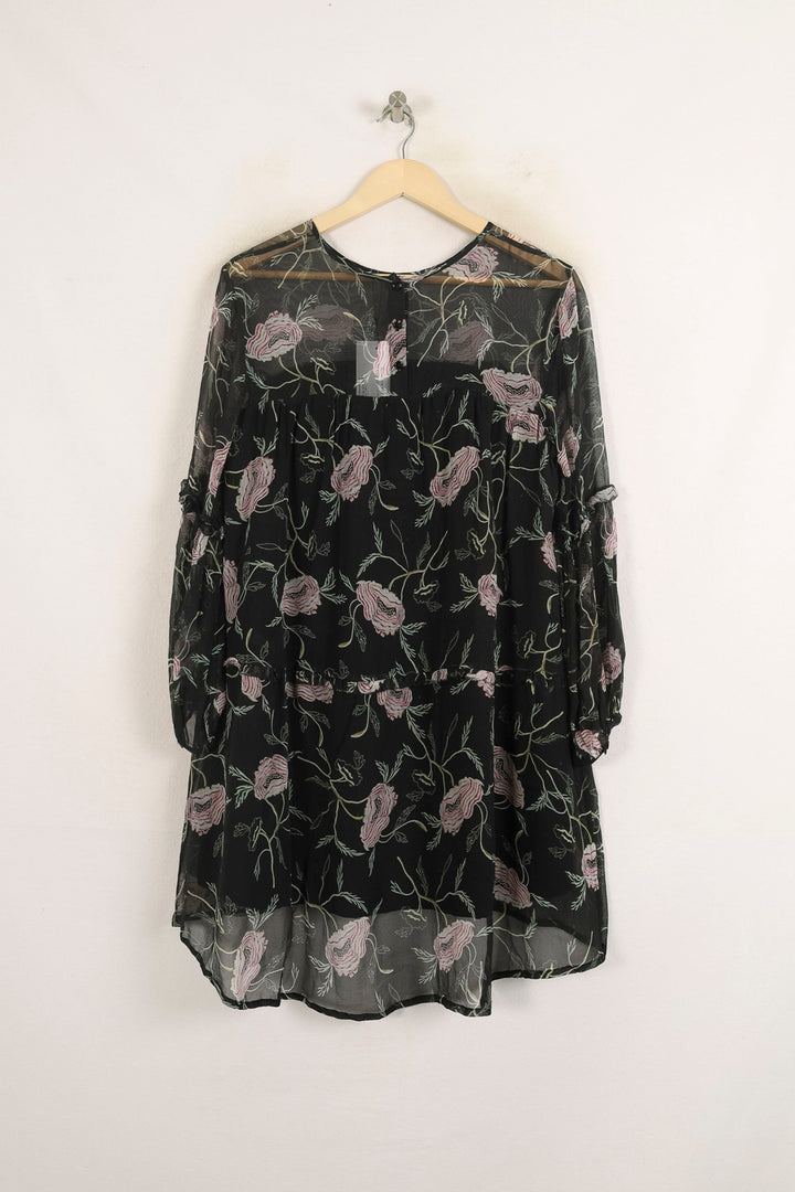 Blouse Noire et Rose - Taille S/36 de la marque Louise Misha | PARAD75221 - Vendu par Paradigme - Image 4