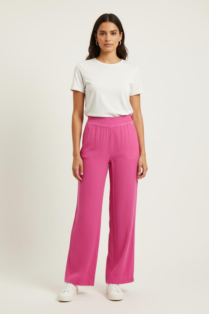 Pantalon Large Rose - Taille XS/34 de la marque Louise Misha | PARAD75222 - Vendu par Paradigme - Image 1