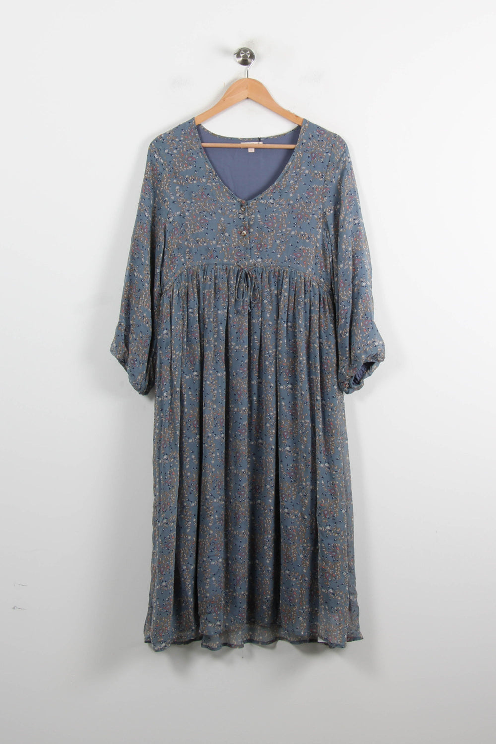 Robe Fleurie Bleue - Taille S/36 de la marque Louise Misha | PARAD75234 - Vendu par Paradigme - Image 2