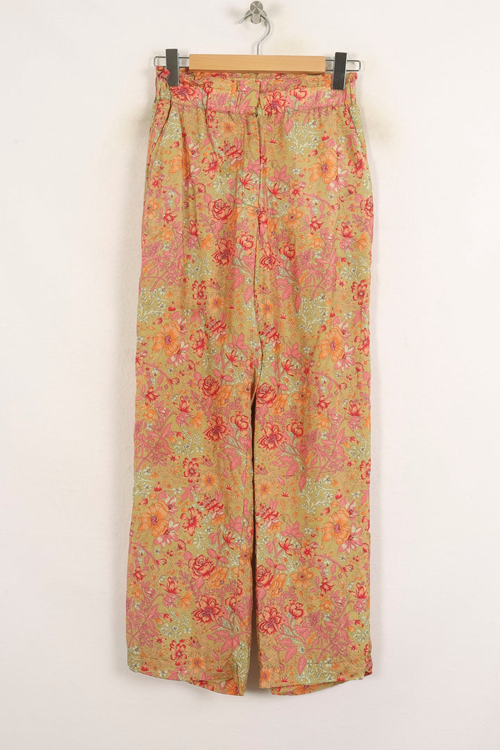 Pantalon Large Jaune et Rose - Taille XS/34 de la marque Louise Misha | PARAD75241 - Vendu par Paradigme - Image 2