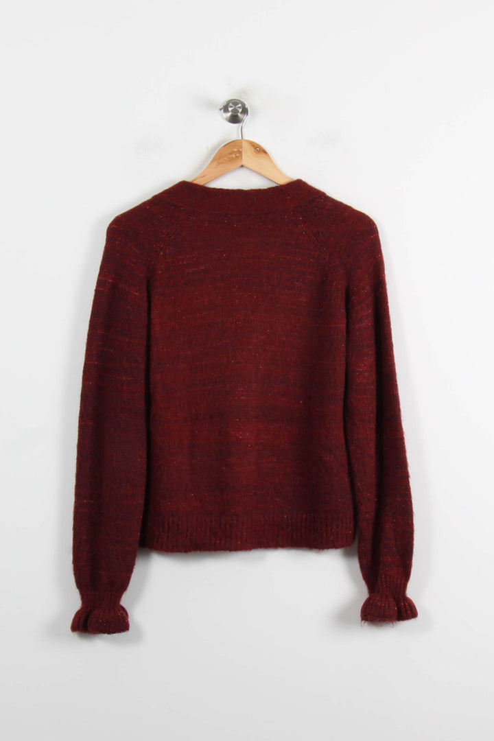 Cardigan Bordeaux - Taille XS/34 de la marque Louise Misha | PARAD75243 - Vendu par Paradigme - Image 4