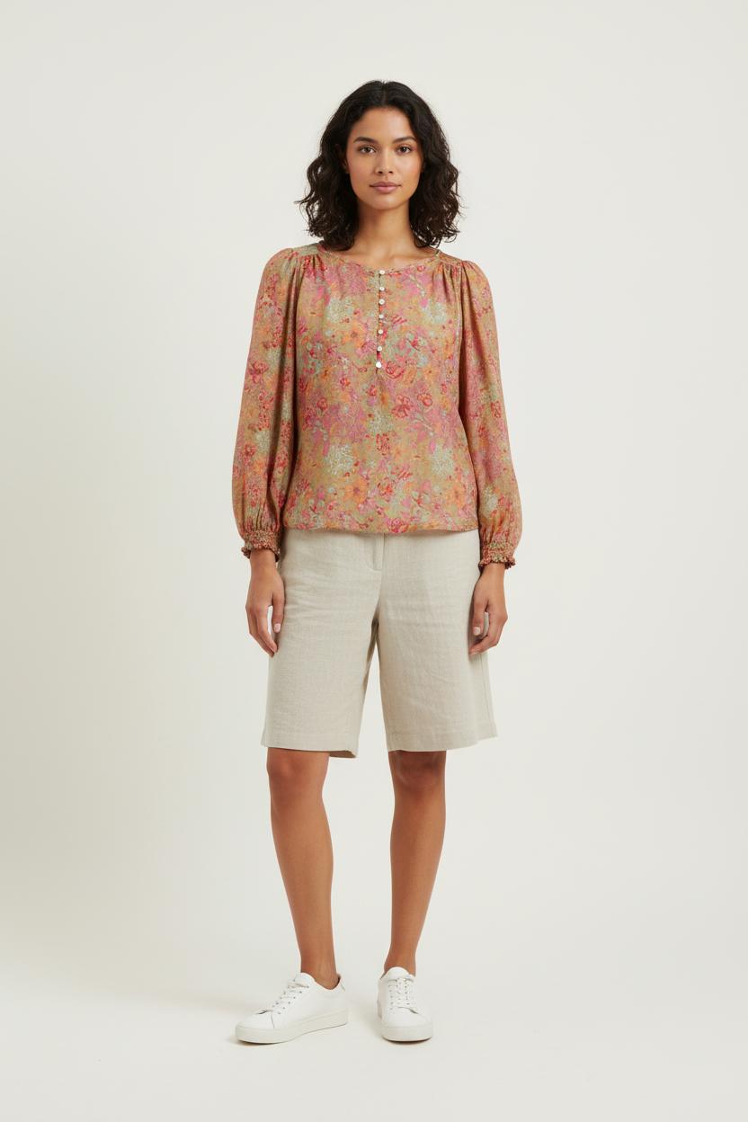 Blouse Multicolore - Taille L/40 de la marque Louise Misha | PARAD75244 - Vendu par Paradigme - Image 1
