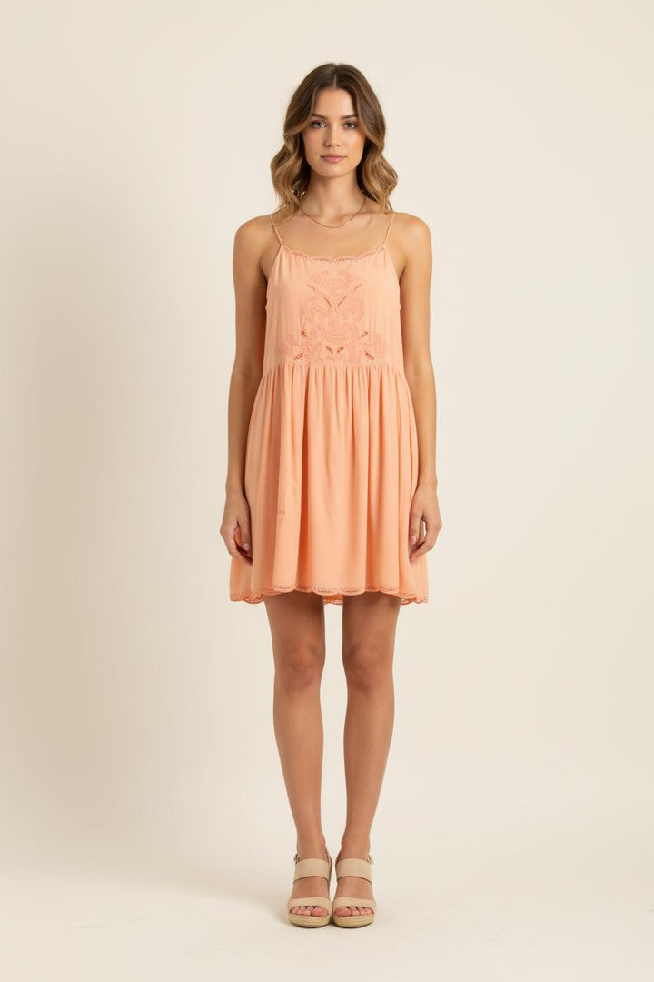 Robe Courte Orange - Taille M/38 de la marque Louise Misha | PARAD75248 - Vendu par Paradigme - Image 1