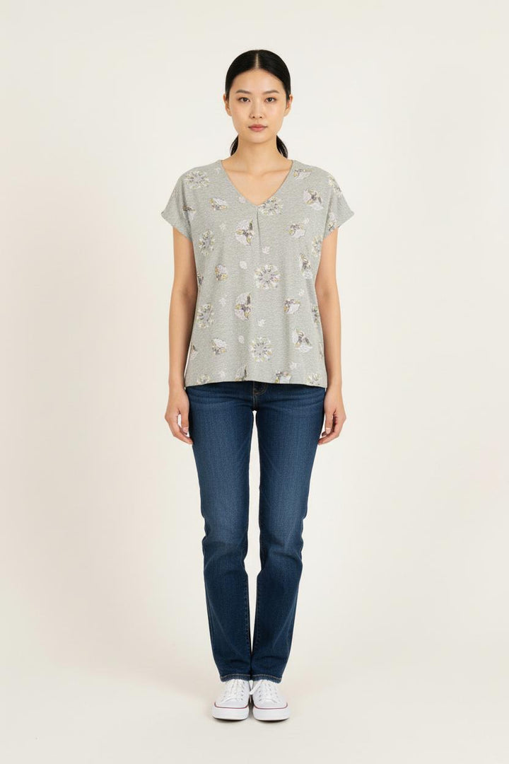 Tee-shirt Gris - Taille XS/34 de la marque Louise Misha | PARAD75257 - Vendu par Paradigme - Image 1