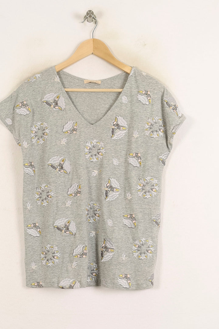 Tee-shirt Gris - Taille S/36 de la marque Louise Misha | PARAD75258 - Vendu par Paradigme - Image 2