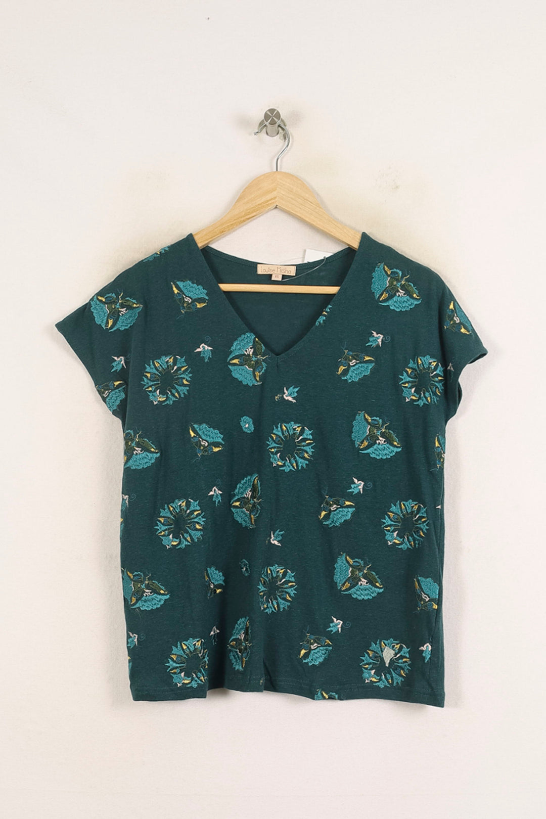 Tee-shirt Vert - Taille XS/34 de la marque Louise Misha | PARAD75259 - Vendu par Paradigme - Image 2