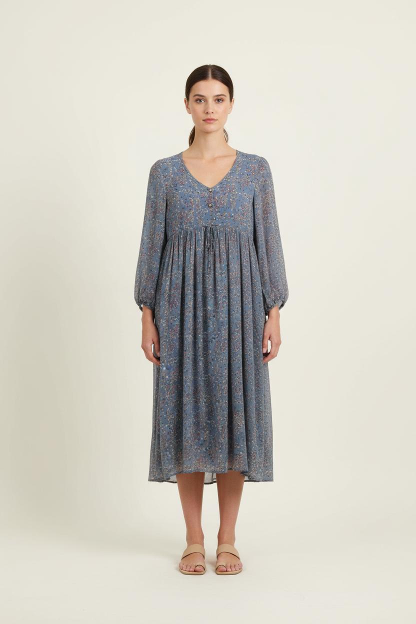 Robe Longue Bleue - Taille XS/34 de la marque Louise Misha | PARAD75264 - Vendu par Paradigme - Image 1