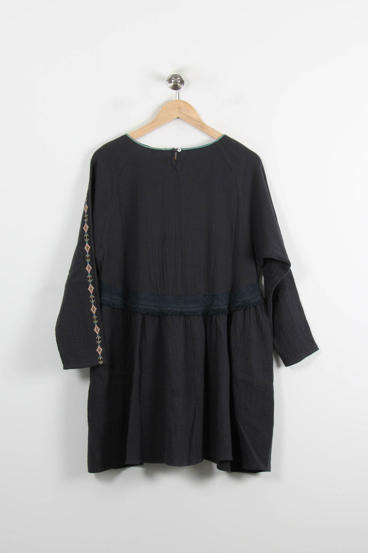 Robe Courte Noire - Taille S/36 de la marque Louise Misha | PARAD75266 - Vendu par Paradigme - Image 4