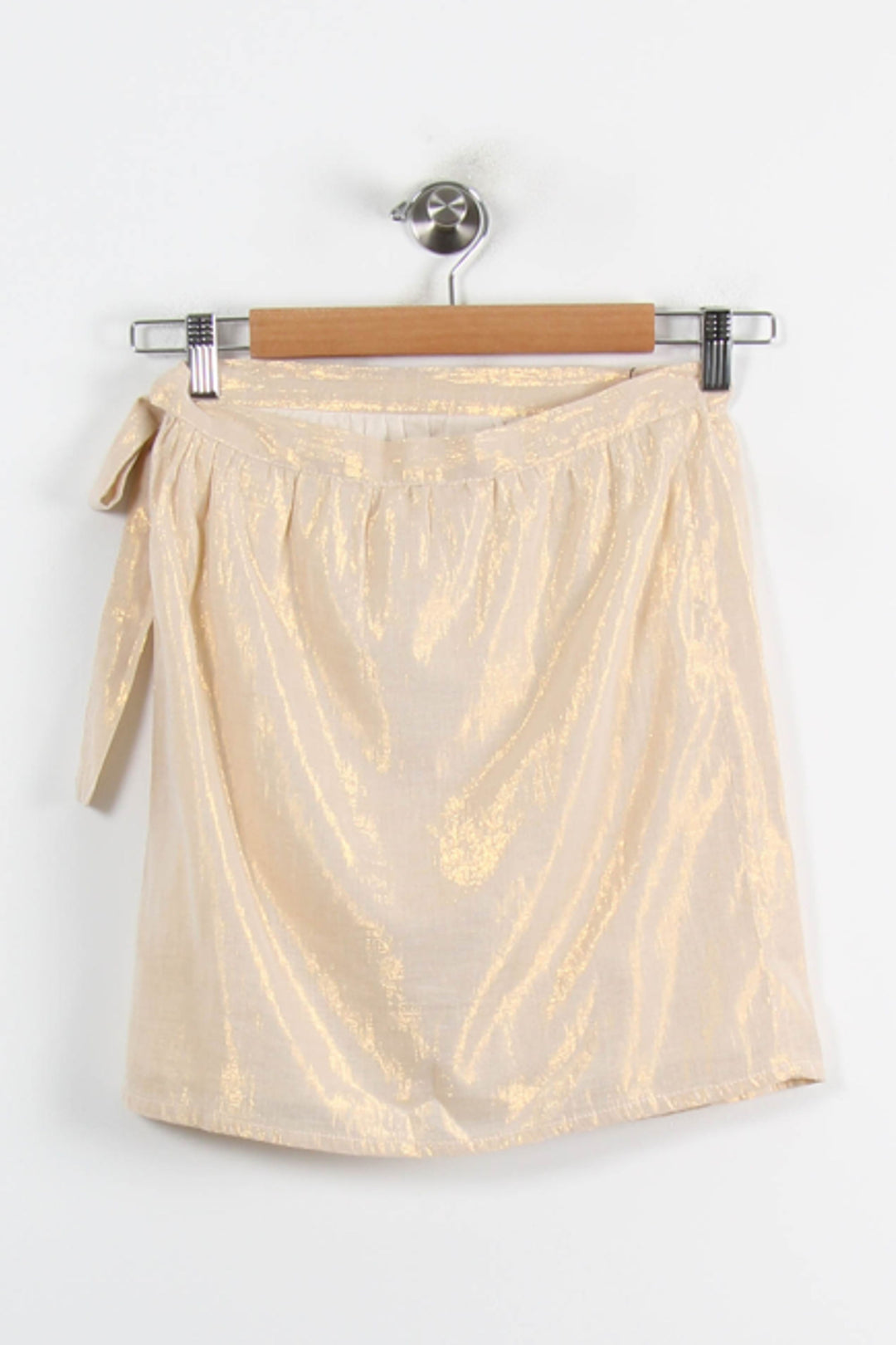 Jupe Portefeuille Beige - Taille XS/34 de la marque Louise Misha | PARAD75269 - Vendu par Paradigme - Image 4