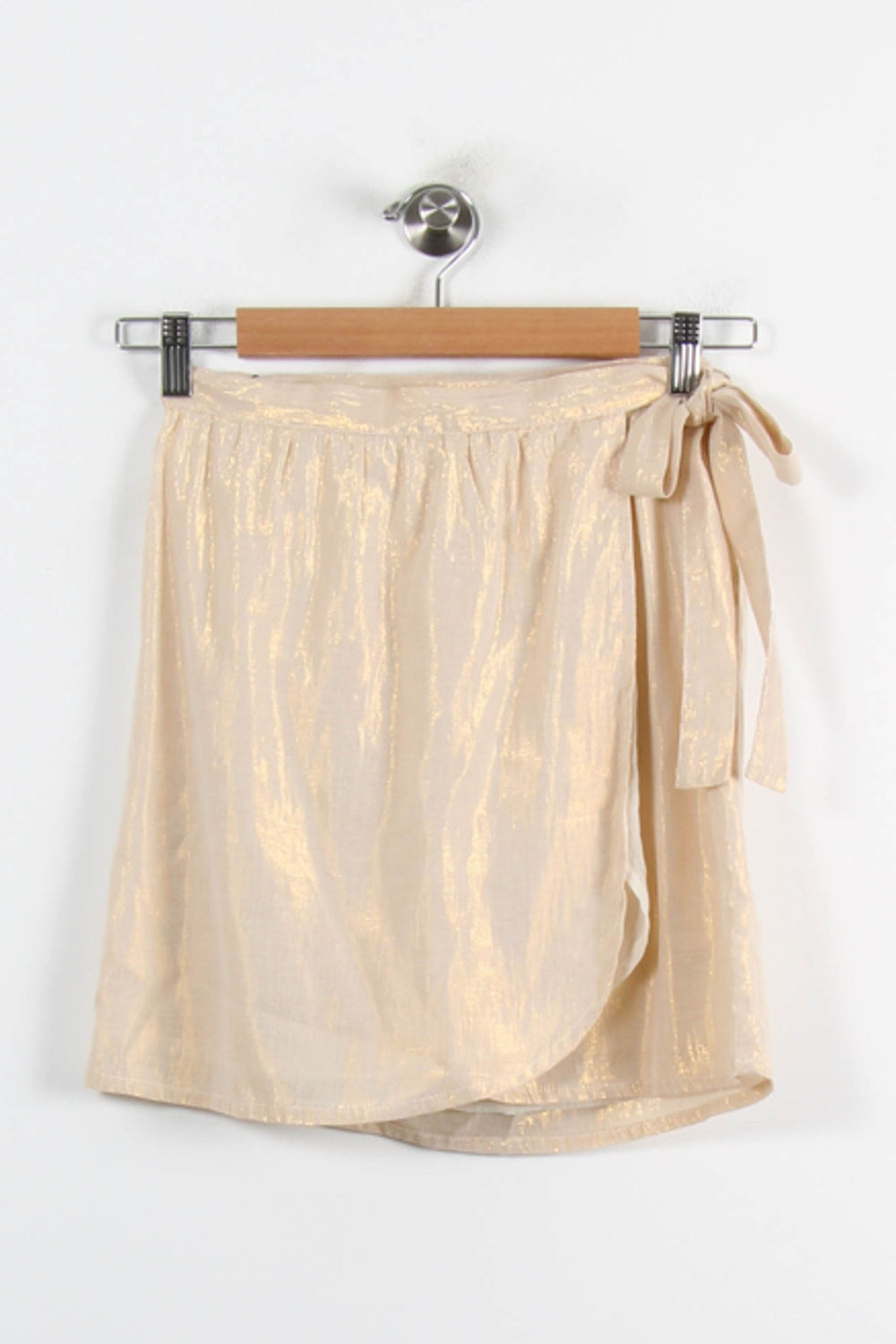Jupe Portefeuille Beige - Taille XS/34 de la marque Louise Misha | PARAD75269 - Vendu par Paradigme - Image 2