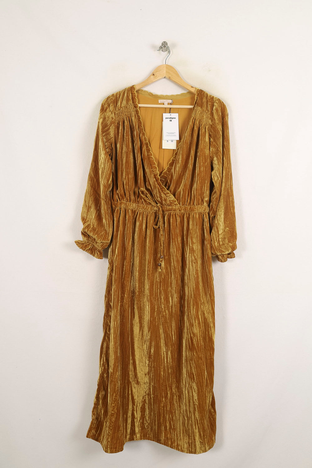 Robe Longue Jaune - Taille M/38 de la marque Louise Misha | PARAD75272 - Vendu par Paradigme - Image 2