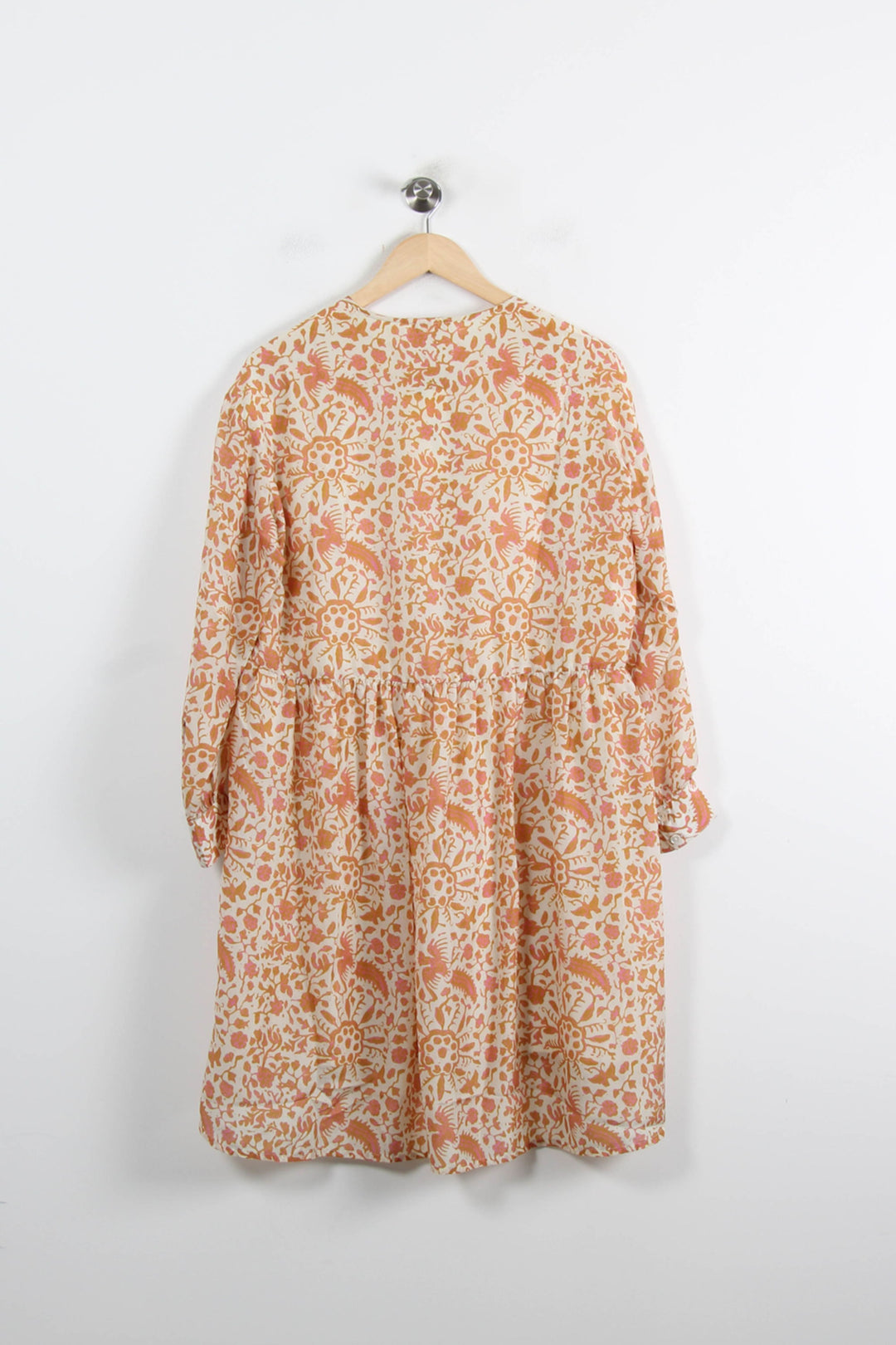 Robe Courte Beige et Orange - Taille L/40 de la marque Louise Misha | PARAD75276 - Vendu par Paradigme - Image 4