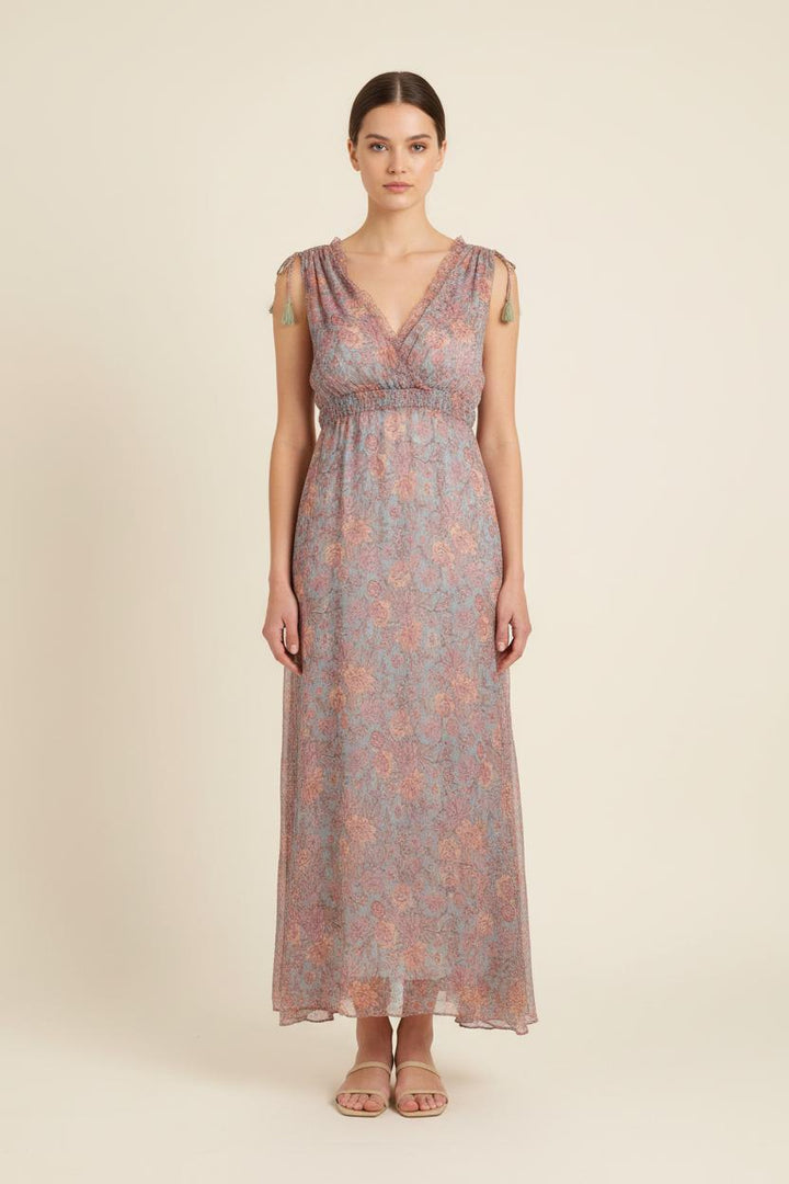 Robe Longue Multicolore - Taille L/40 de la marque Louise Misha | PARAD75279 - Vendu par Paradigme - Image 1