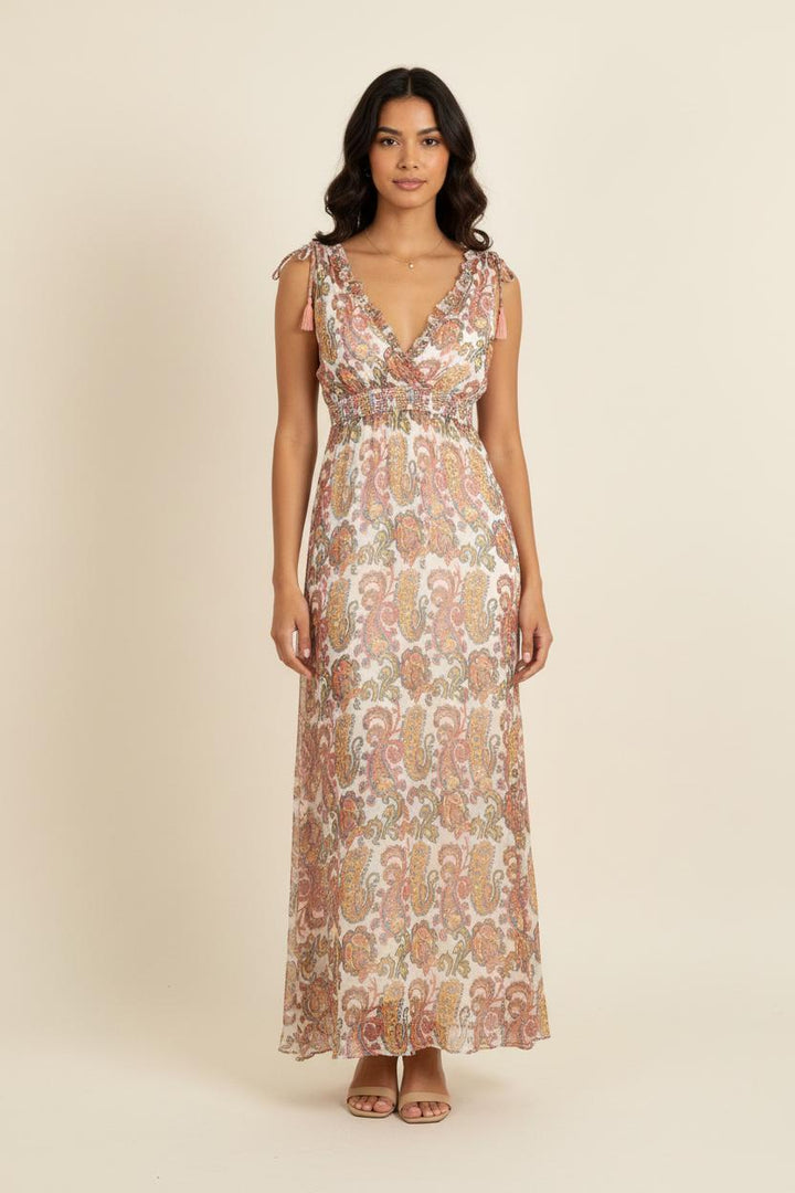 Robe Longue Multicolore - Taille XXS/32 de la marque Louise Misha | PARAD75280 - Vendu par Paradigme - Image 1
