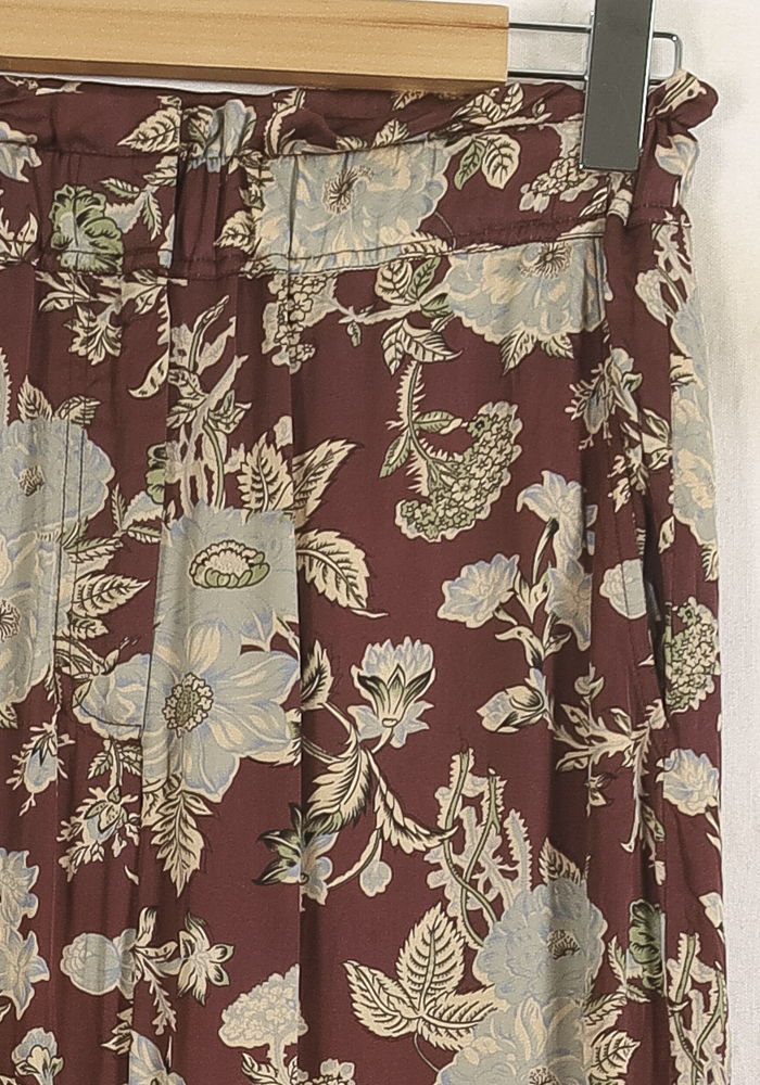 Pantalon Large Marron et Beige - Taille M/38 de la marque Louise Misha | PARAD75281 - Vendu par Paradigme - Image 3