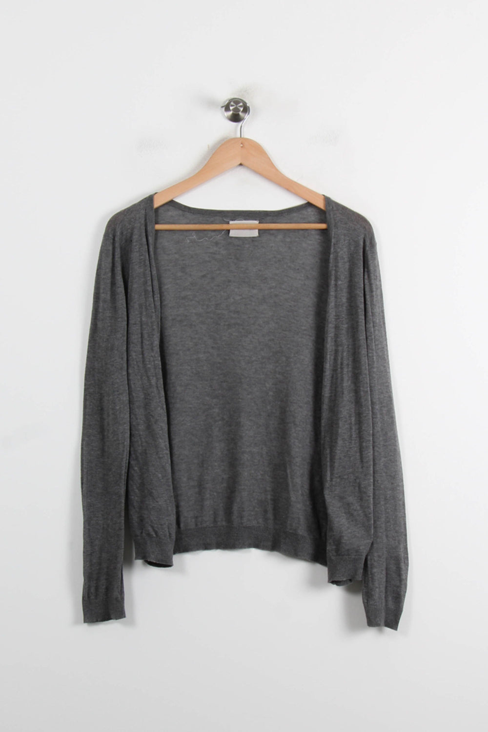 Cardigan Gris - Taille S/36 de la marque American Vintage | PARAD75289 - Vendu par Paradigme - Image 2