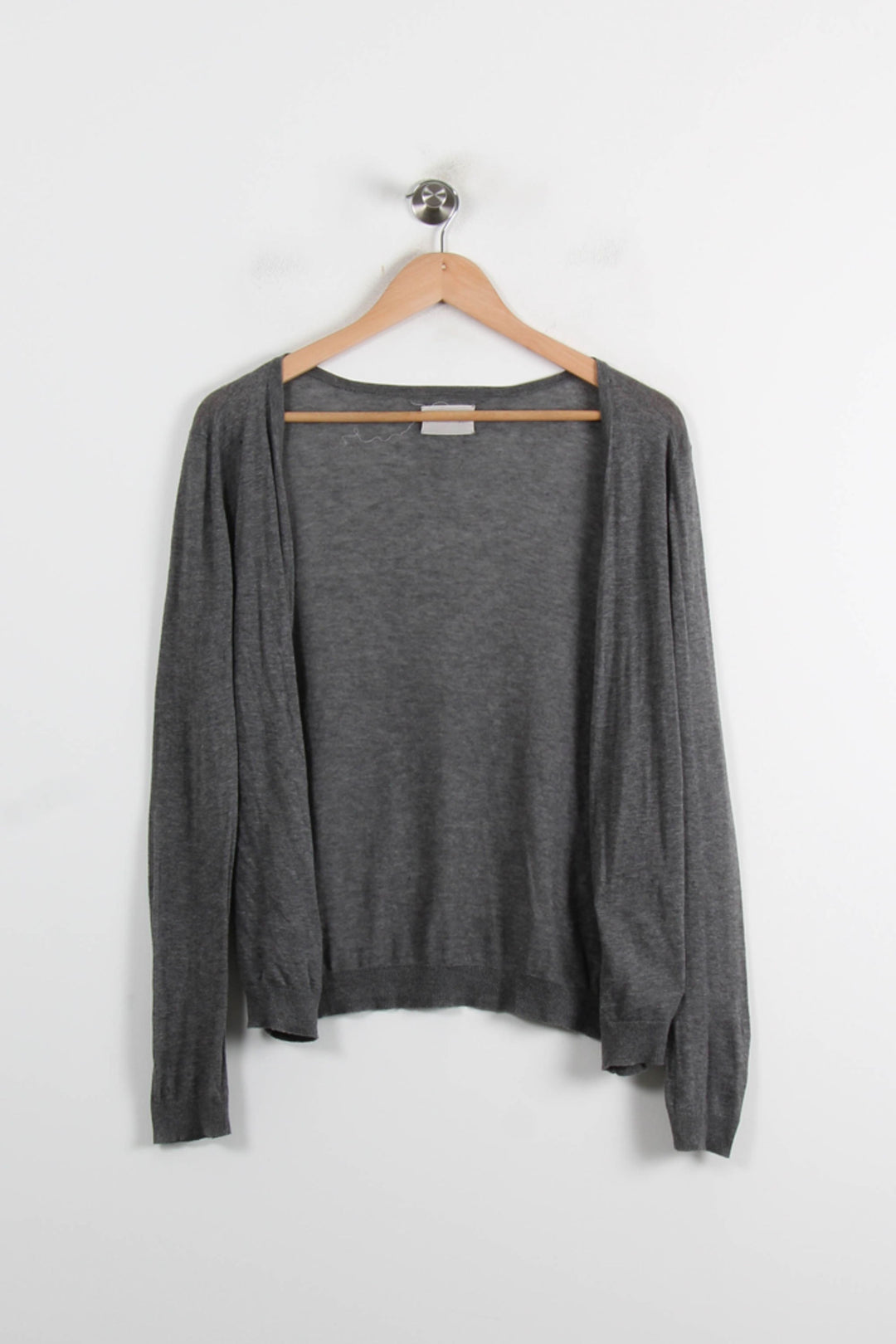 Cardigan Gris - Taille S/36 de la marque American Vintage | PARAD75289 - Vendu par Paradigme - Image 2