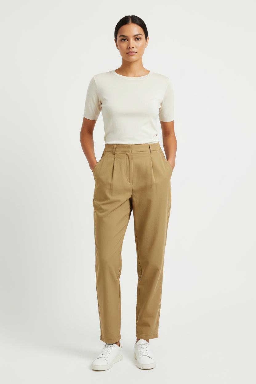 Pantalon Doré - Taille XS/34 de la marque American Vintage | PARAD75290 - Vendu par Paradigme - Image 1