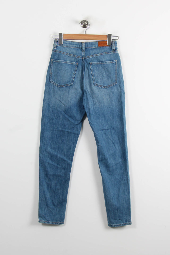 Jean Bleu - Taille XS/34 de la marque Sézane | PARAD75300 - Vendu par Paradigme - Image 4