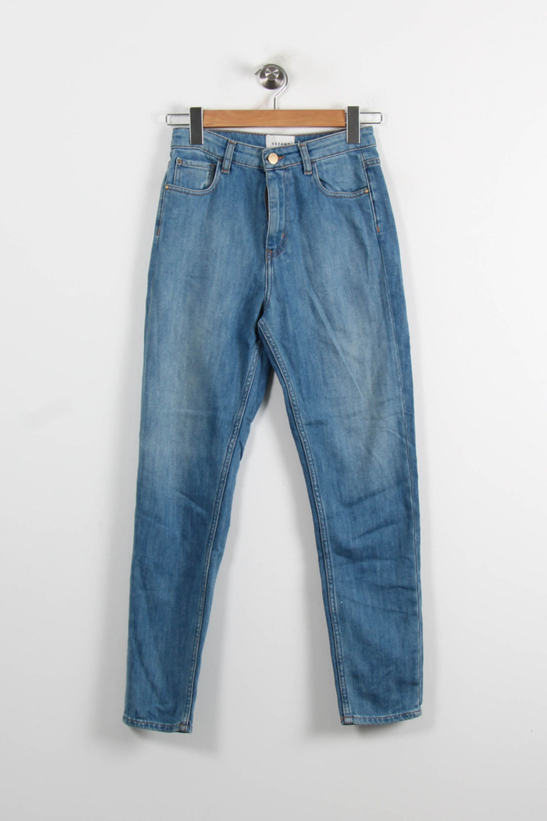 Jean Bleu - Taille XS/34 de la marque Sézane | PARAD75300 - Vendu par Paradigme - Image 2