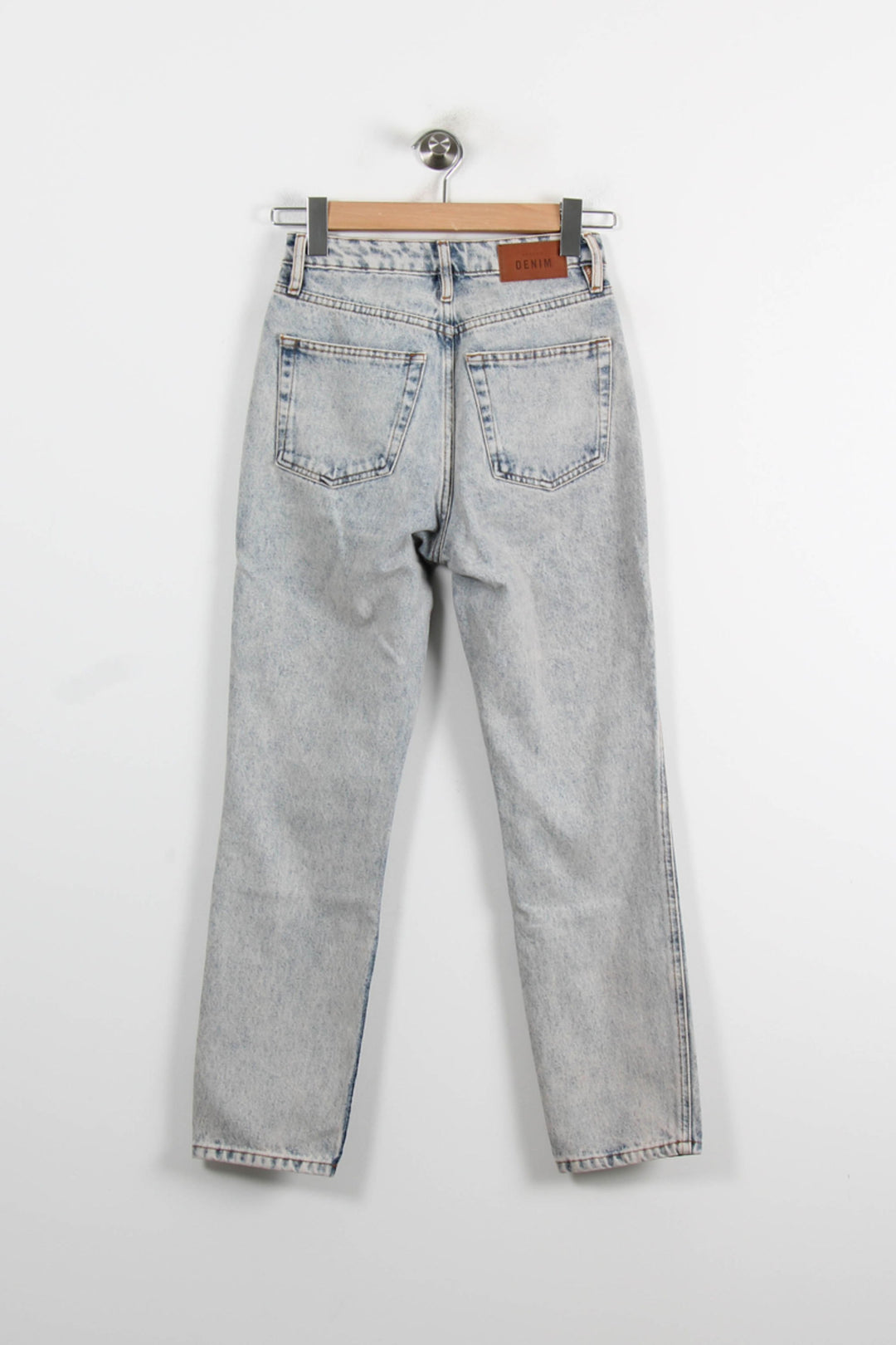 Jean Bleu Délavé - Taille XS/34 de la marque Sézane | PARAD75303 - Vendu par Paradigme - Image 4
