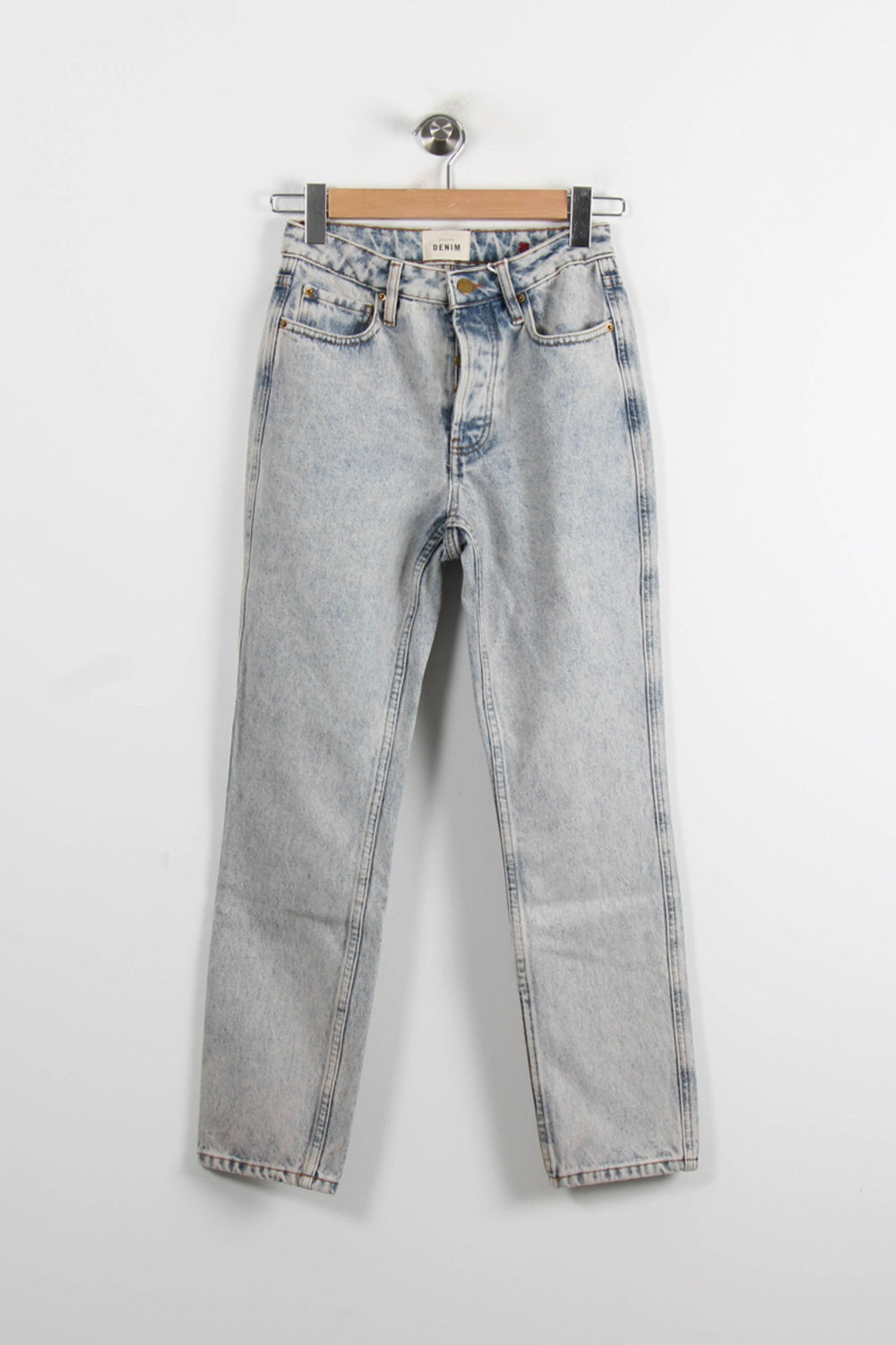Jean Bleu Délavé - Taille XS/34 de la marque Sézane | PARAD75303 - Vendu par Paradigme - Image 2