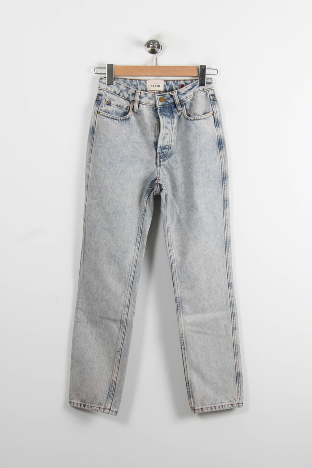 Jean Bleu Délavé - Taille XS/34 de la marque Sézane | PARAD75303 - Vendu par Paradigme - Image 2