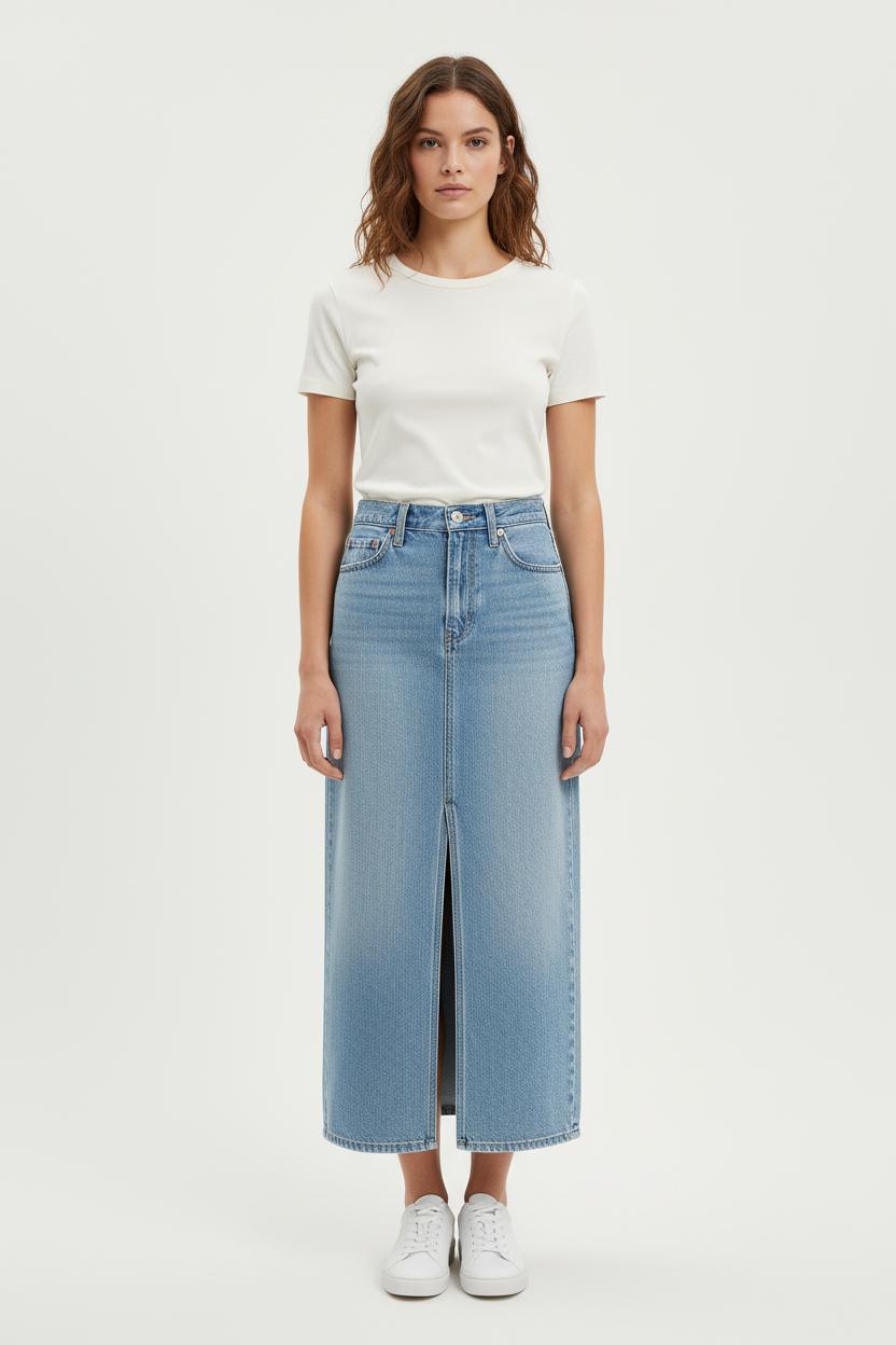 Jupe Longue Bleue - Taille XS/34 de la marque Levi's | PARAD75324 - Vendu par Paradigme - Image 1
