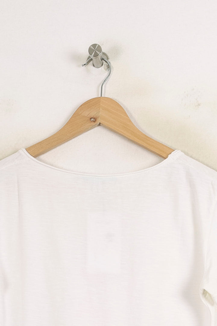 Tee-shirt Blanc - Taille S/36 de la marque La Fée Maraboutée | PARAD75332 - Vendu par Paradigme - Image 4