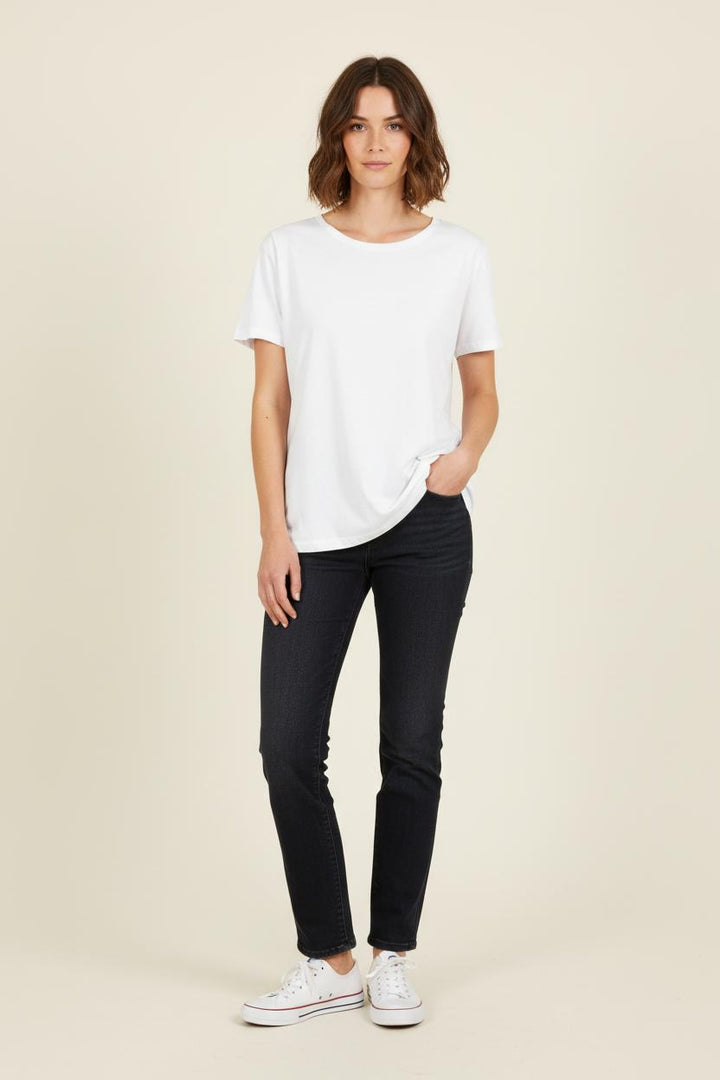 Tee-shirt Blanc - Taille S/36 de la marque La Fée Maraboutée | PARAD75332 - Vendu par Paradigme - Image 1