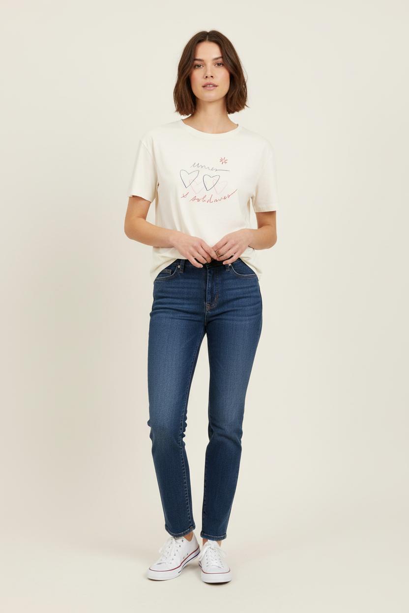 Tee-shirt Blanc - Taille XS/34 de la marque Des petits hauts | PARAD75337 - Vendu par Paradigme - Image 1
