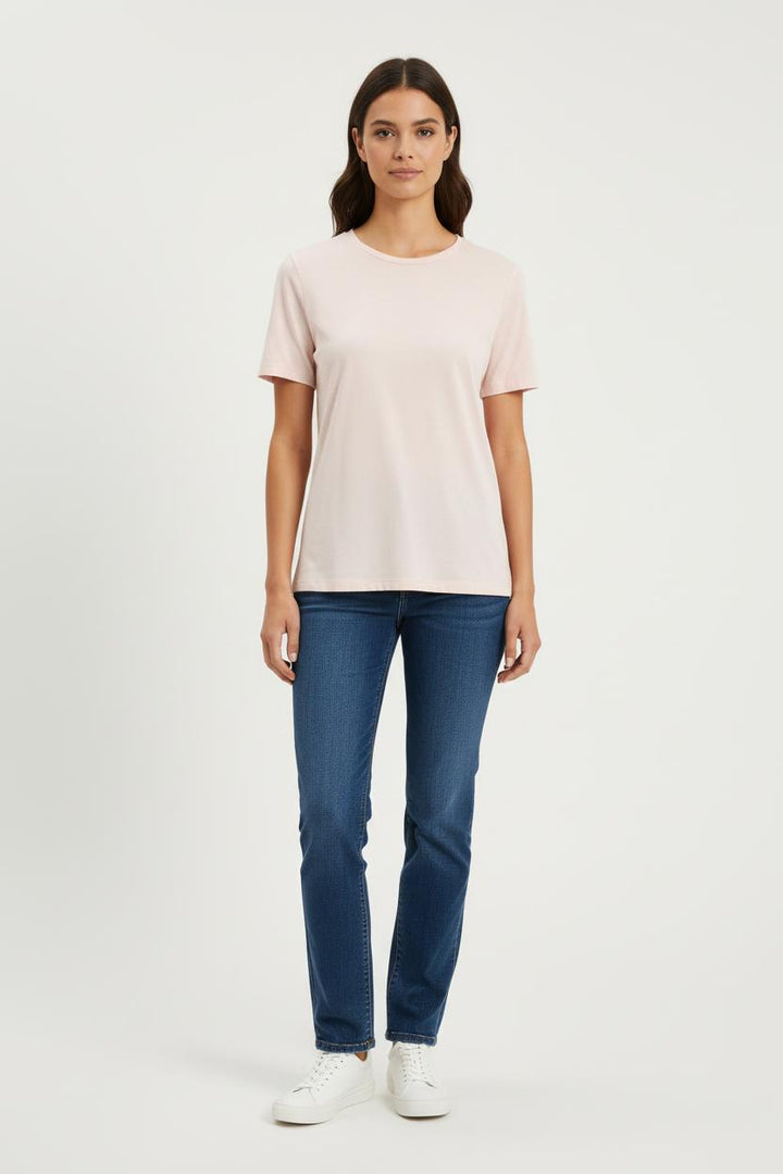 T-shirt Rose - Taille XS/34 de la marque American Vintage | PARAD75339 - Vendu par Paradigme - Image 1