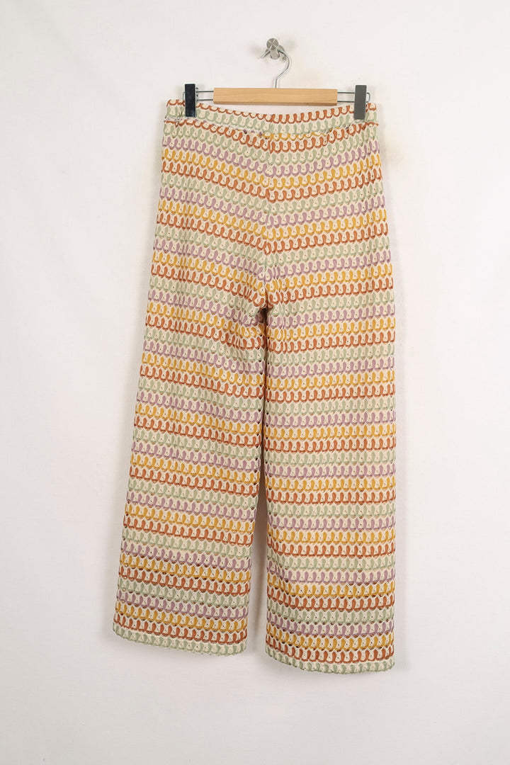 Pantalon Large Multicolore - Taille M/38 de la marque La Fée Maraboutée | PARAD75341 - Vendu par Paradigme - Image 4