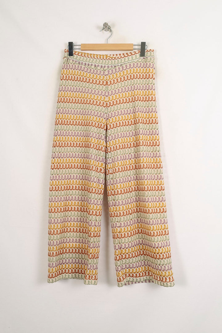 Pantalon Large Multicolore - Taille M/38 de la marque La Fée Maraboutée | PARAD75341 - Vendu par Paradigme - Image 2