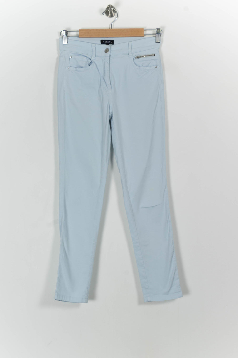 Jean Bleu Clair - Taille S/36 de la marque Caroll | PARAD75369 - Vendu par Paradigme - Image 2