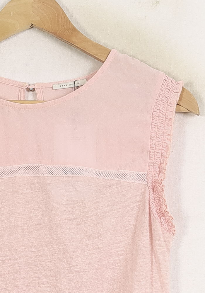 Débardeur Rose - Taille M/38 de la marque IKKS | PARAD75370 - Vendu par Paradigme - Image 3