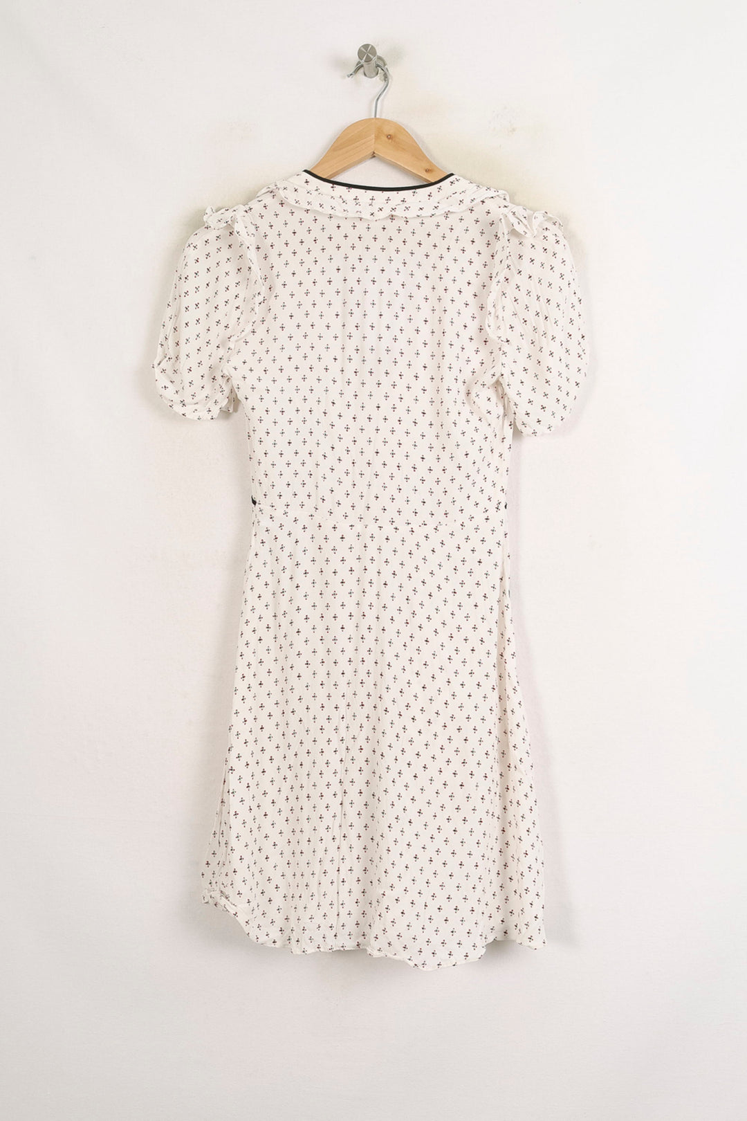Robe Midi Blanche et Noire - Taille S/36 de la marque Maje | PARAD75376 - Vendu par Paradigme - Image 4