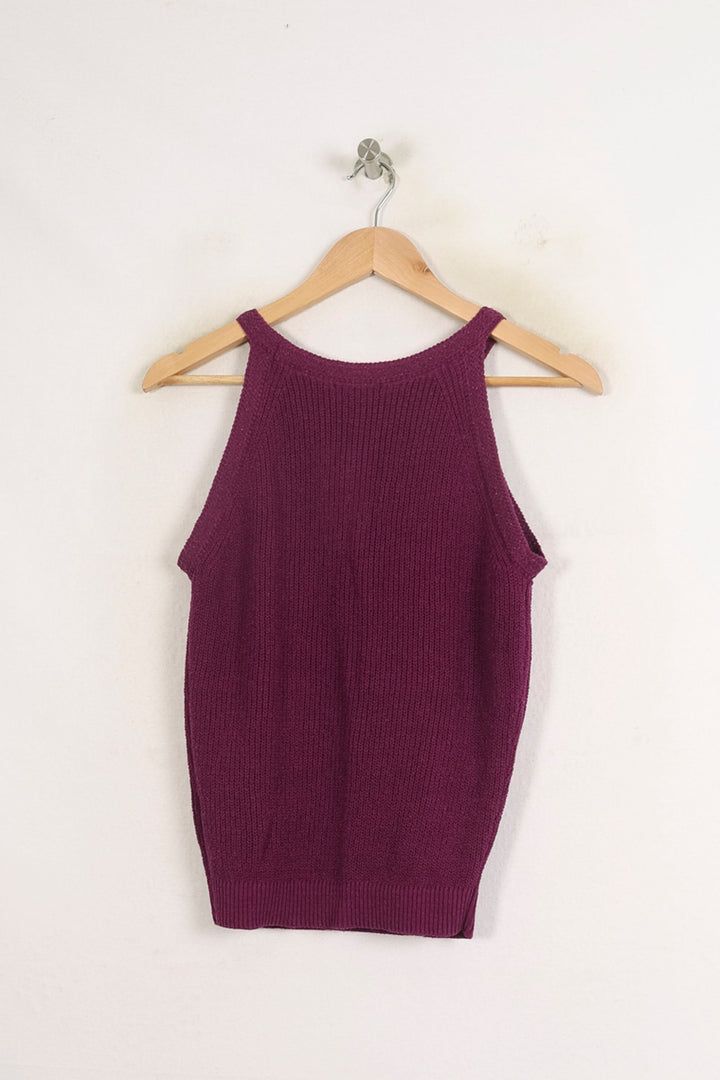 Débardeur Violet - Taille XS/34 de la marque Caroll | PARAD75377 - Vendu par Paradigme - Image 4