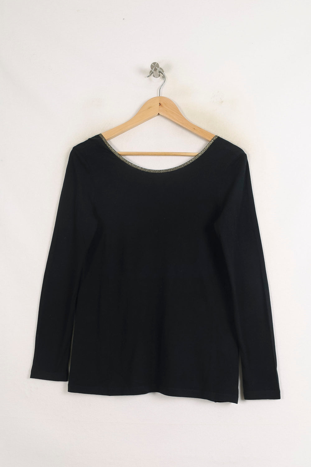 T-shirt Manches Longues Noir - Taille S/36 de la marque Des petits hauts | PARAD75379 - Vendu par Paradigme - Image 2