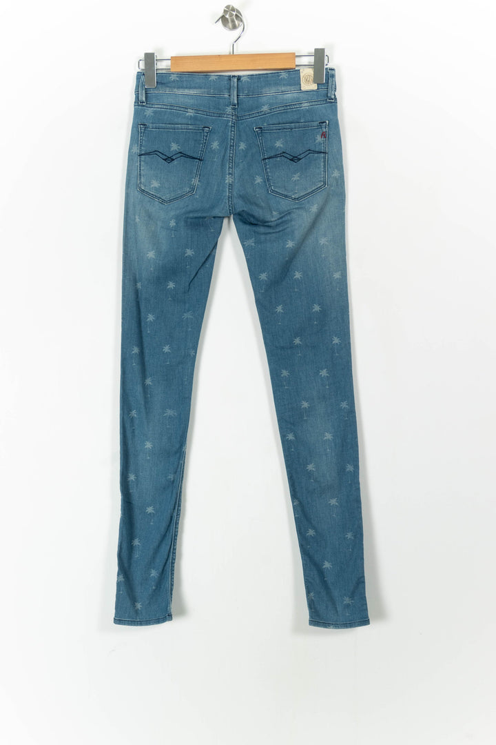 Jean Slim Bleu - Taille M/38 de la marque Replay | PARAD75389 - Vendu par Paradigme - Image 4