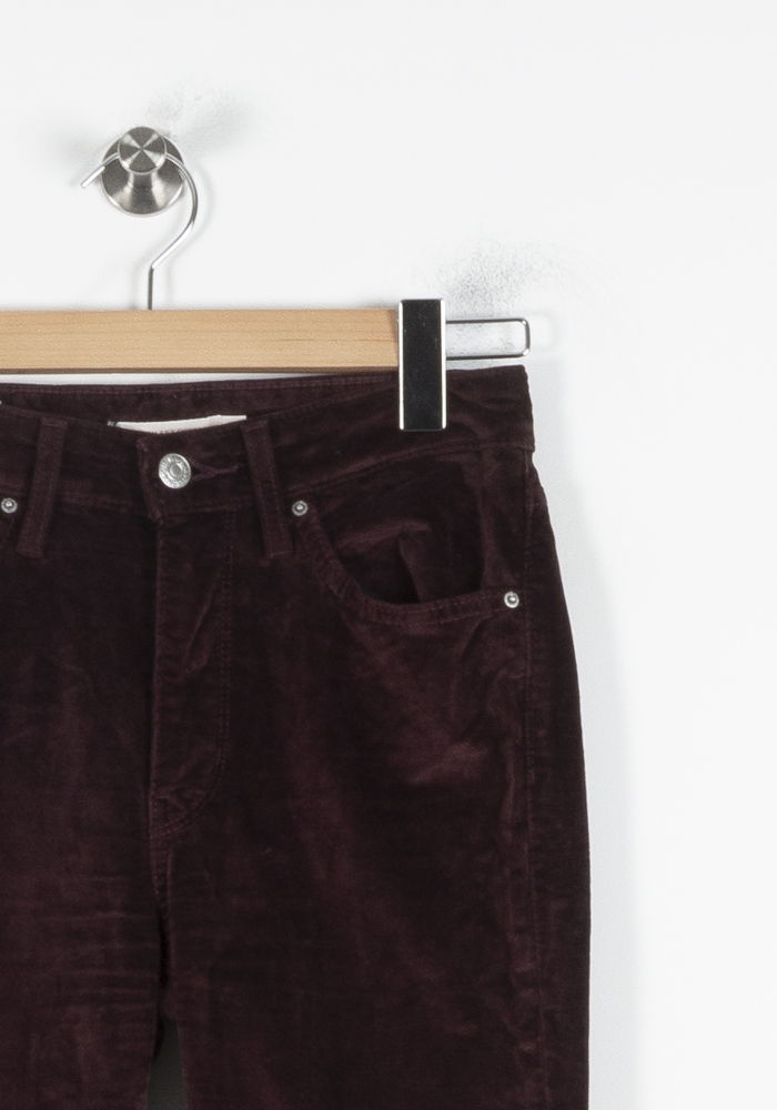 Jean Skinny Bordeaux - Taille S/36 de la marque Levi's | PARAD75390 - Vendu par Paradigme - Image 3