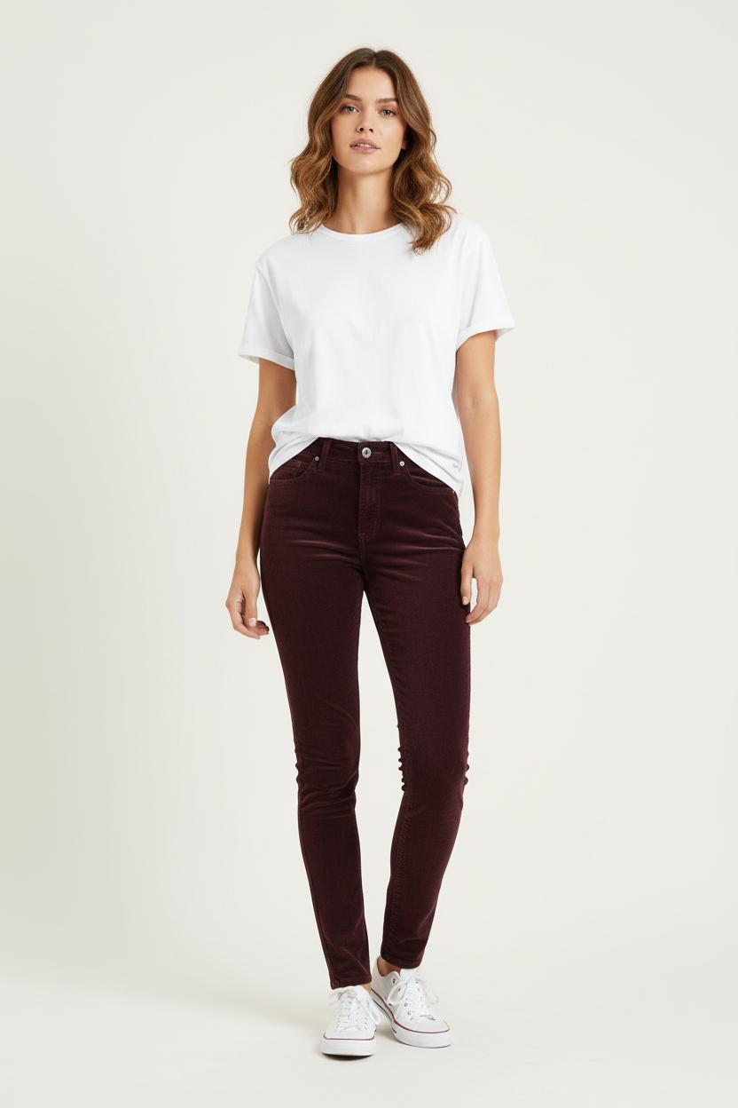Jean Skinny Bordeaux - Taille S/36 de la marque Levi's | PARAD75390 - Vendu par Paradigme - Image 1