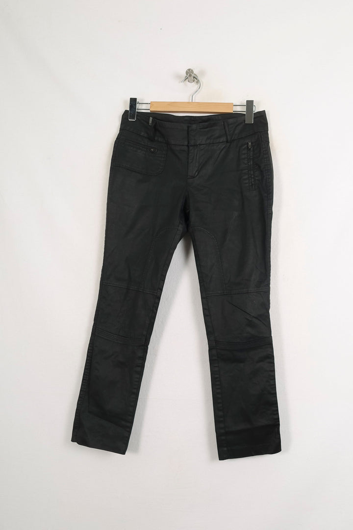 Pantalon Cuir Noir - Taille S/36 de la marque IKKS | PARAD75391 - Vendu par Paradigme - Image 2