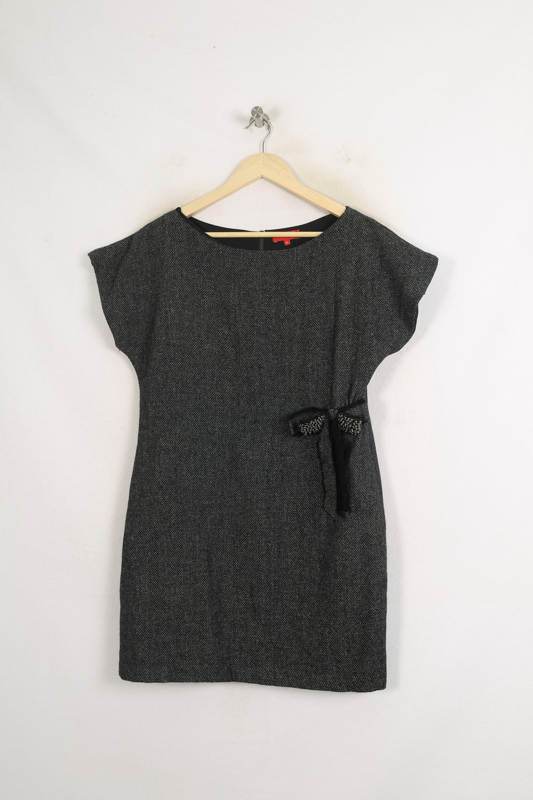 Robe Droite Noire - Taille M/38 de la marque Derhy | PARAD75393 - Vendu par Paradigme - Image 2
