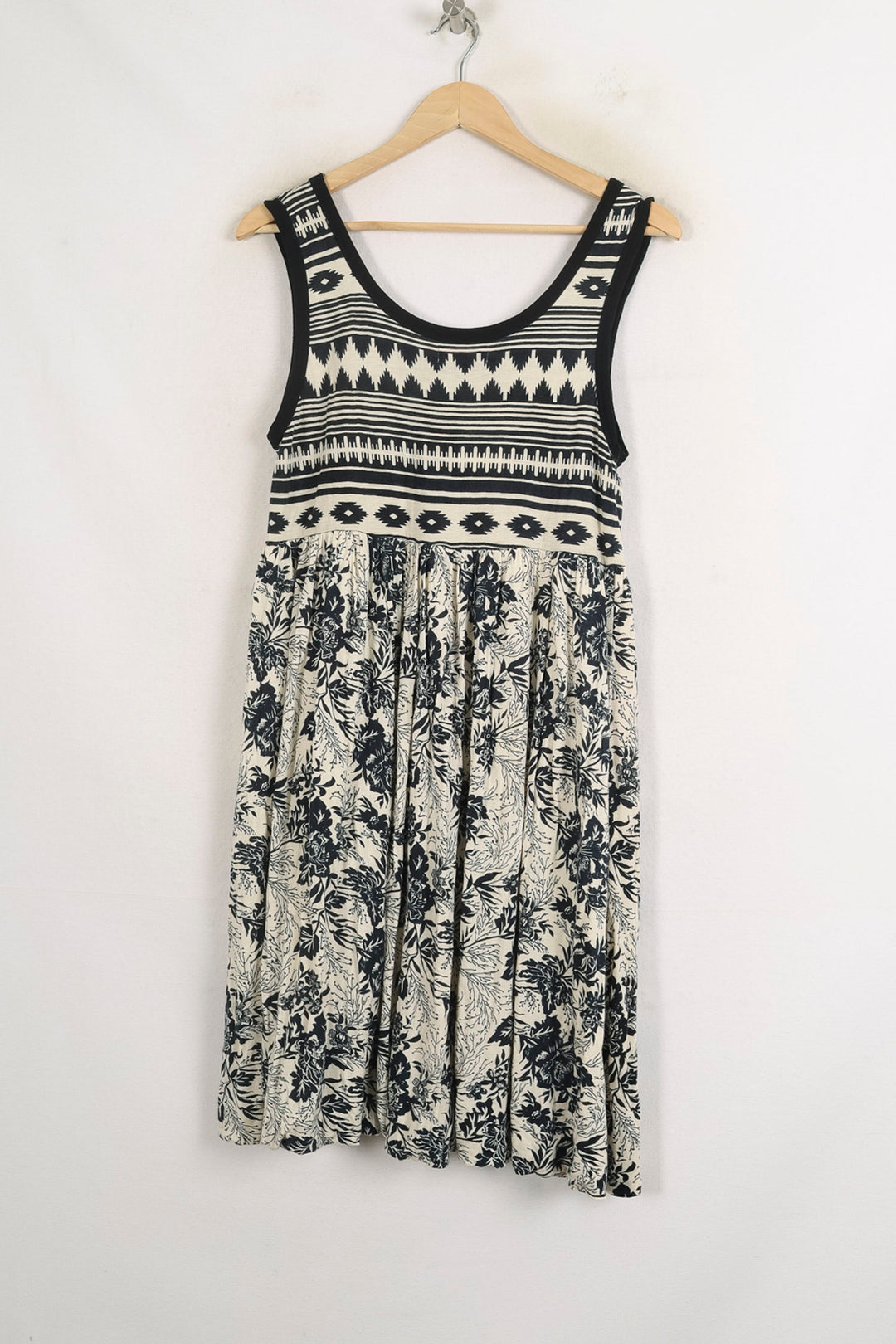 Robe Midi Noire et Blanche - Taille S/36 de la marque Derhy | PARAD75395 - Vendu par Paradigme - Image 4