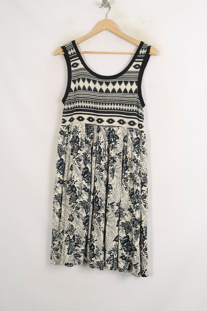 Robe Midi Noire et Blanche - Taille S/36 de la marque Derhy | PARAD75395 - Vendu par Paradigme - Image 4