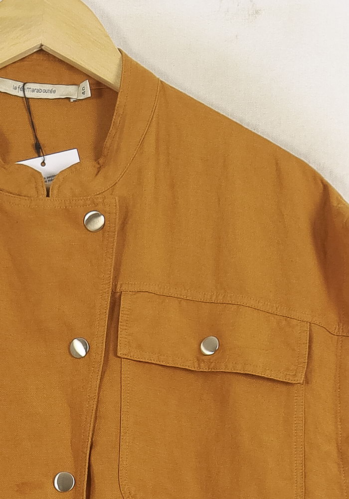 Gilet Jaune - Taille L/40 de la marque La Fée Maraboutée | PARAD75502 - Vendu par Paradigme - Image 3