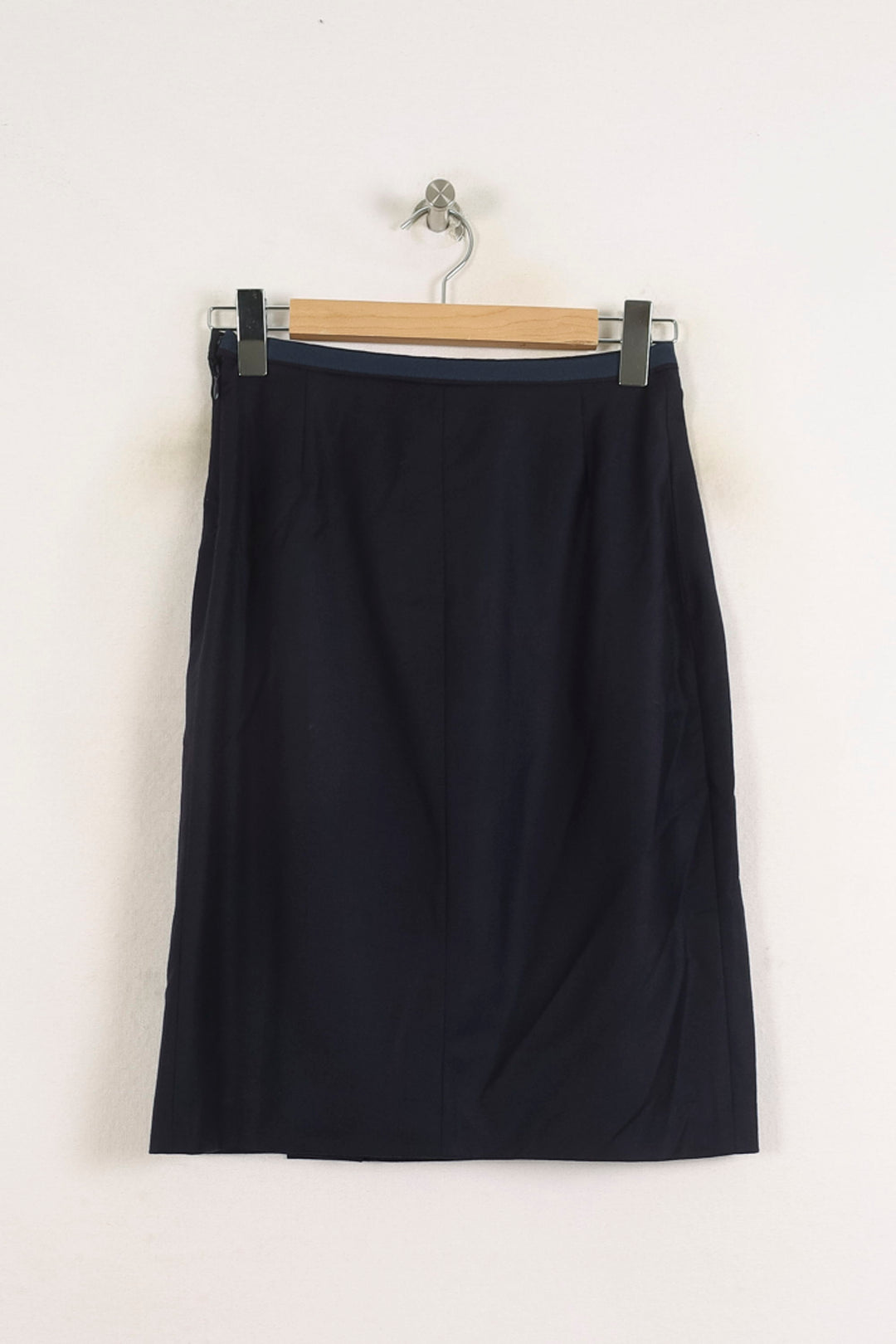 Jupe Midi Bleue - Taille S/36 de la marque Ines de la Fressange Paris | PARAD75504 - Vendu par Paradigme - Image 4