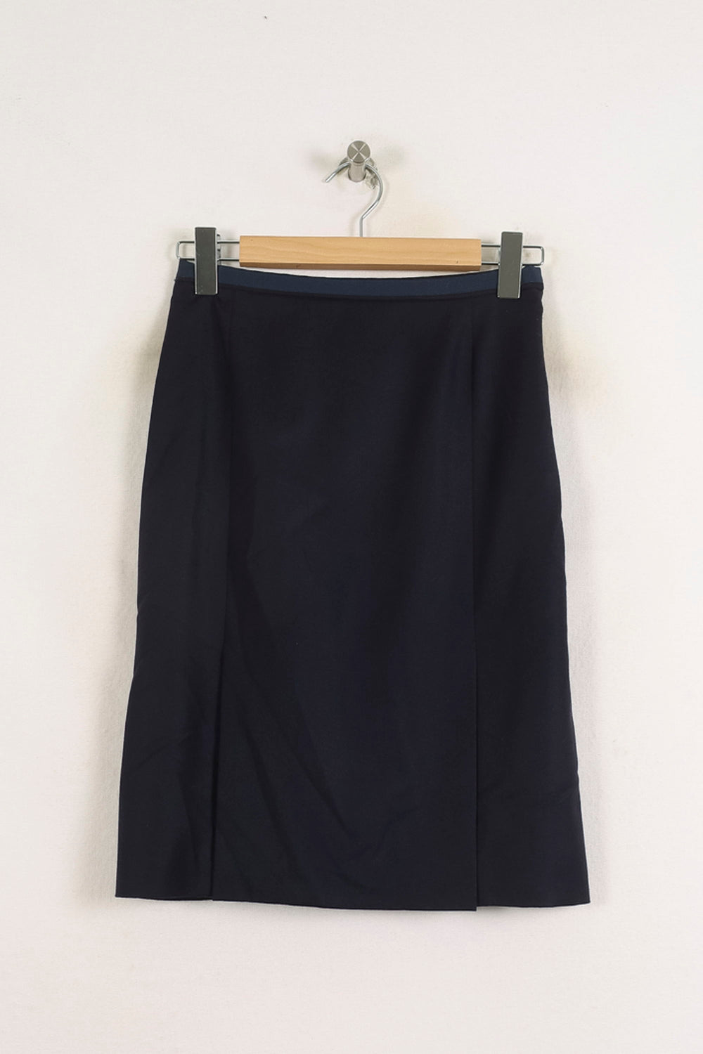 Jupe Midi Bleue - Taille S/36 de la marque Ines de la Fressange Paris | PARAD75504 - Vendu par Paradigme - Image 2