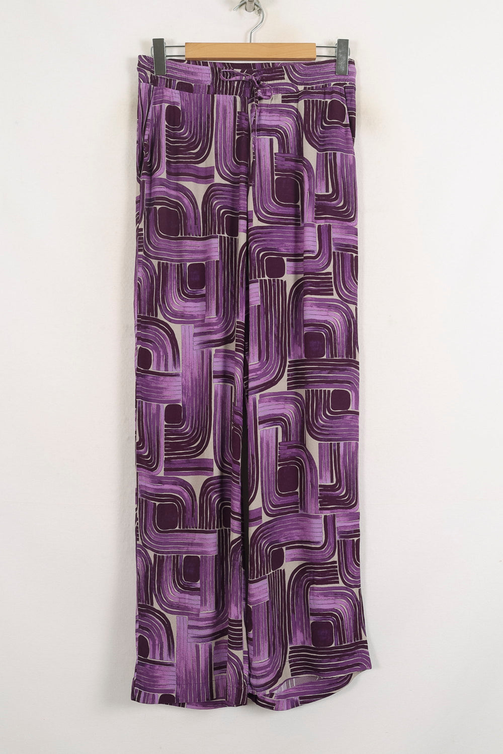 Pantalon Violet et Noir - Taille XL/42 de la marque La Fée Maraboutée | PARAD75508 - Vendu par Paradigme - Image 2